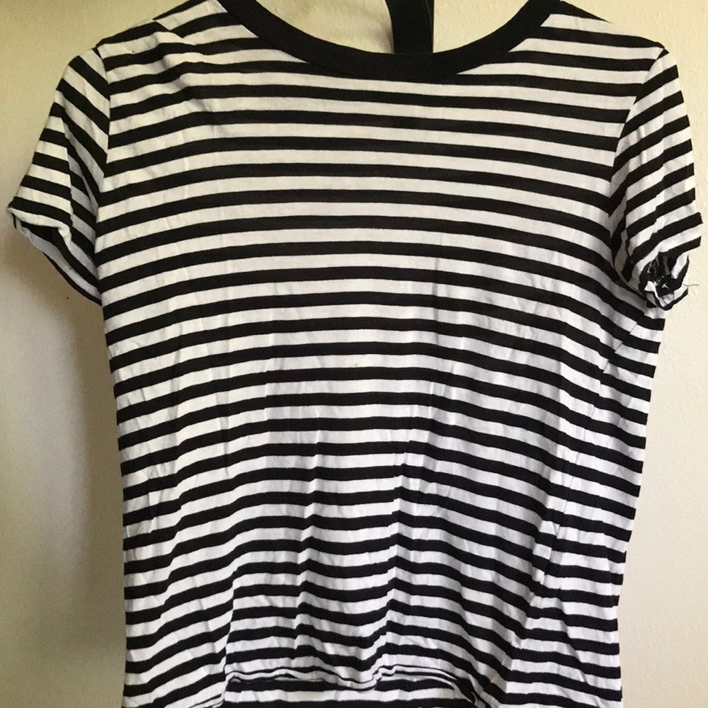A lightweight striped tee.